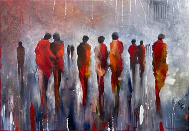 Original People Paintings by Margarita Lypiridou