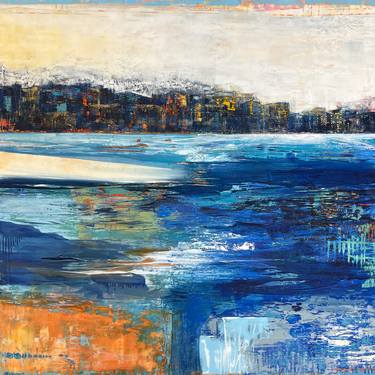 Original Abstract Landscape Paintings by Margarita Lypiridou