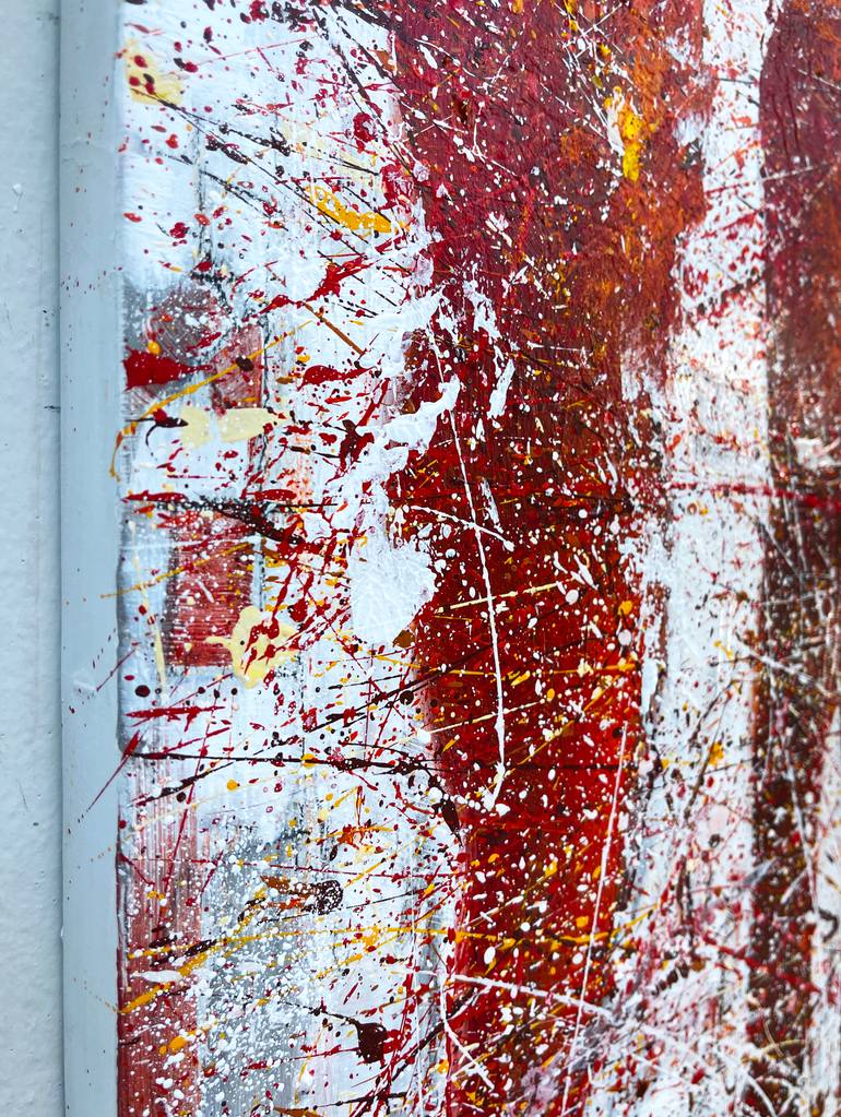 Original Abstract People Painting by Margarita Lypiridou