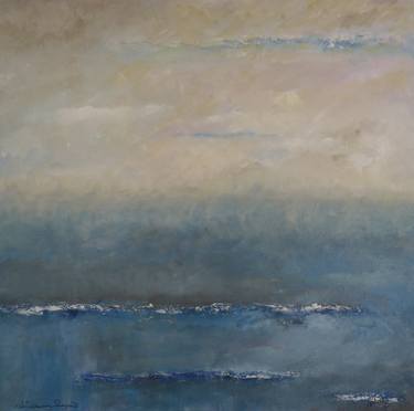 Print of Fine Art Seascape Paintings by Lindsay Symis