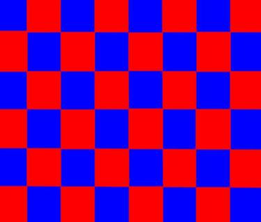 Red & Blue Checkered Flag thumb