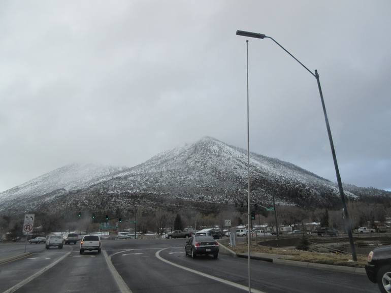 Snowy Mountain Landscape - Print