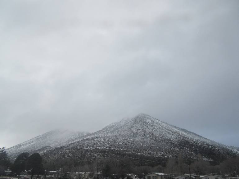 Snowy Mountain Landscape - Print