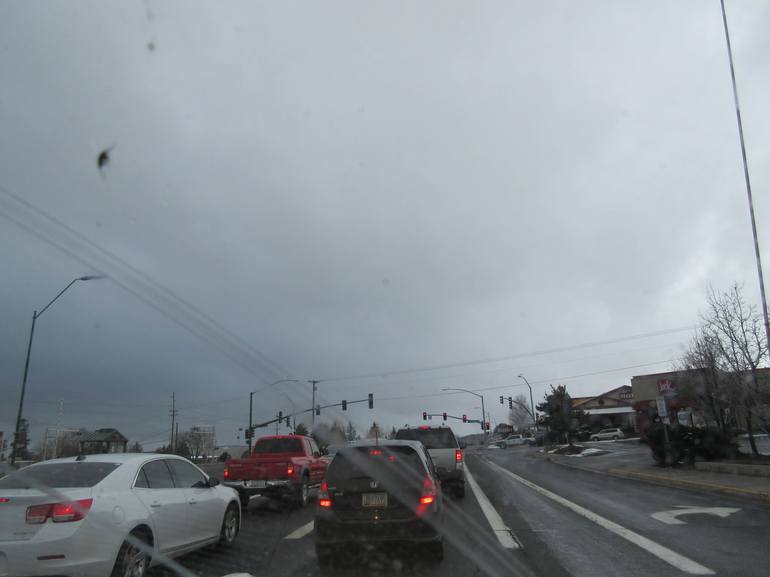 Flagstaff Winter Traffic - Print