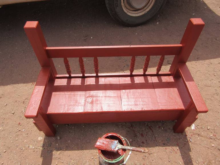 Red Bench - Print