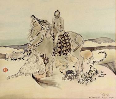 Print of Abstract Animal Drawings by bolek markowski