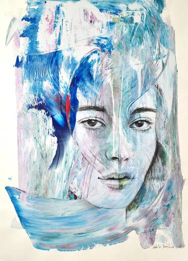 Original Figurative Abstract Paintings by natalia berglund