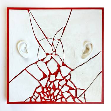 Original Abstract Portrait Sculpture by natalia berglund