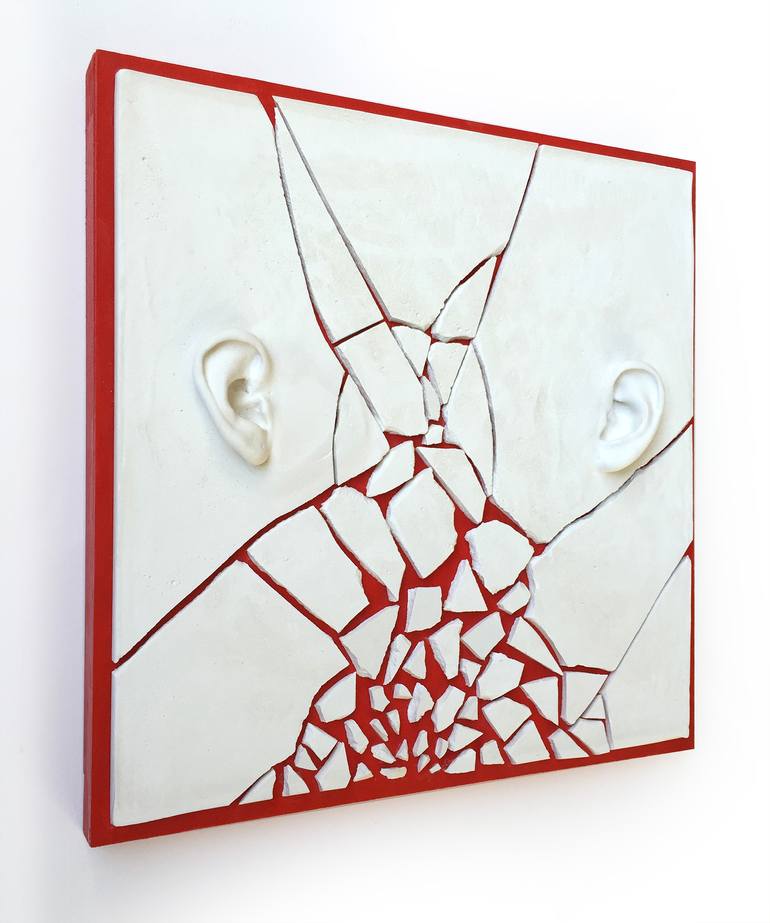 Original Abstract Portrait Sculpture by natalia berglund