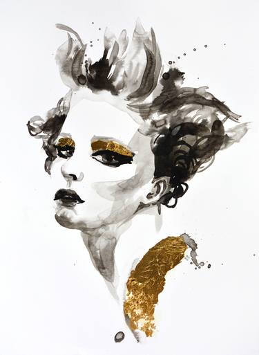 Print of Portraiture Fashion Paintings by natalia berglund