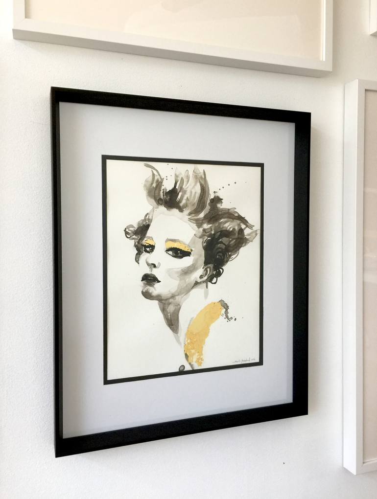 Original Figurative Fashion Painting by Natalia Berglund