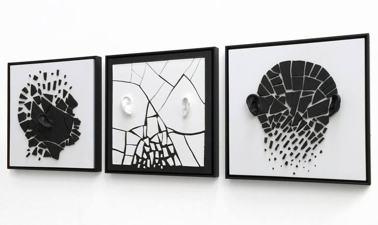 Original Abstract Patterns Sculpture by natalia berglund