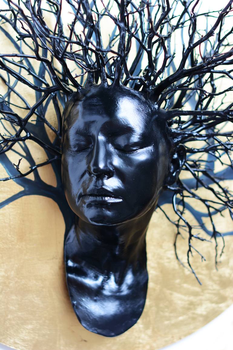Original Conceptual Portrait Sculpture by natalia berglund