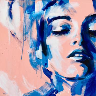 Original Abstract People Paintings by natalia berglund