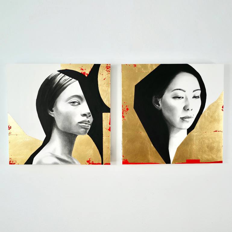 Original Figurative People Drawing by Natalia Berglund