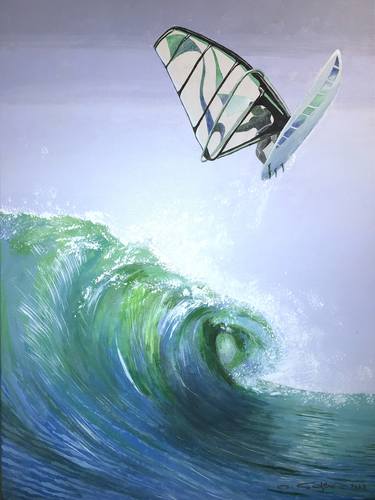 Print of Fine Art Sports Paintings by Ingrid Stiehler