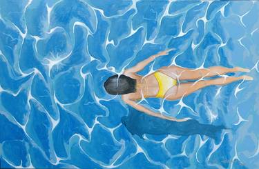 Print of Water Paintings by Ingrid Stiehler