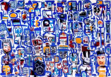 Original Pop Art Abstract Paintings by Tommy Lennartsson