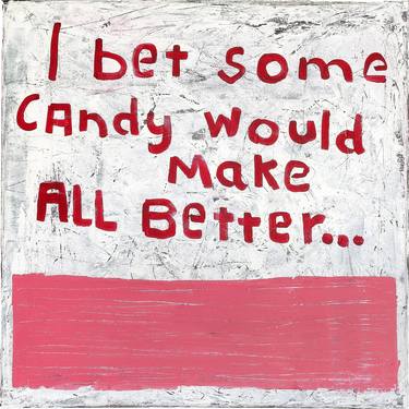 Saatchi Art Artist Tommy Lennartsson; Paintings, “I bet some candy would make all better” #art