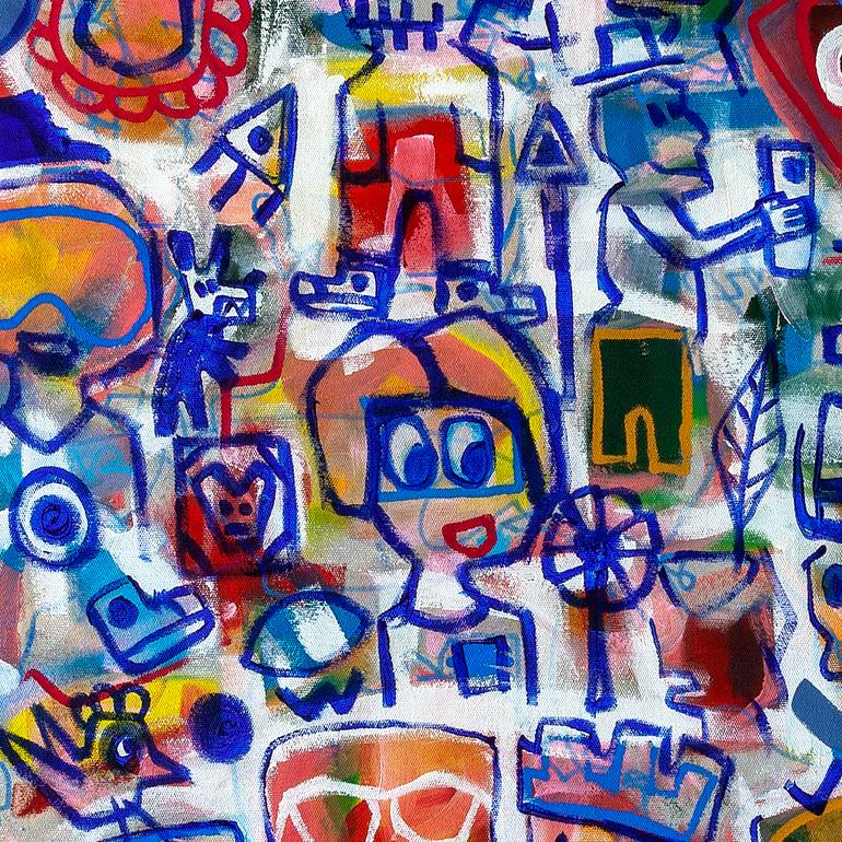 Original Abstract Expressionism Abstract Painting by Tommy Lennartsson