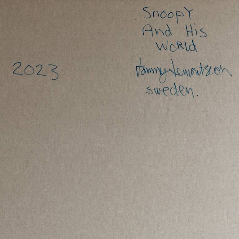 Original Abstract Expressionism Abstract Painting by Tommy Lennartsson