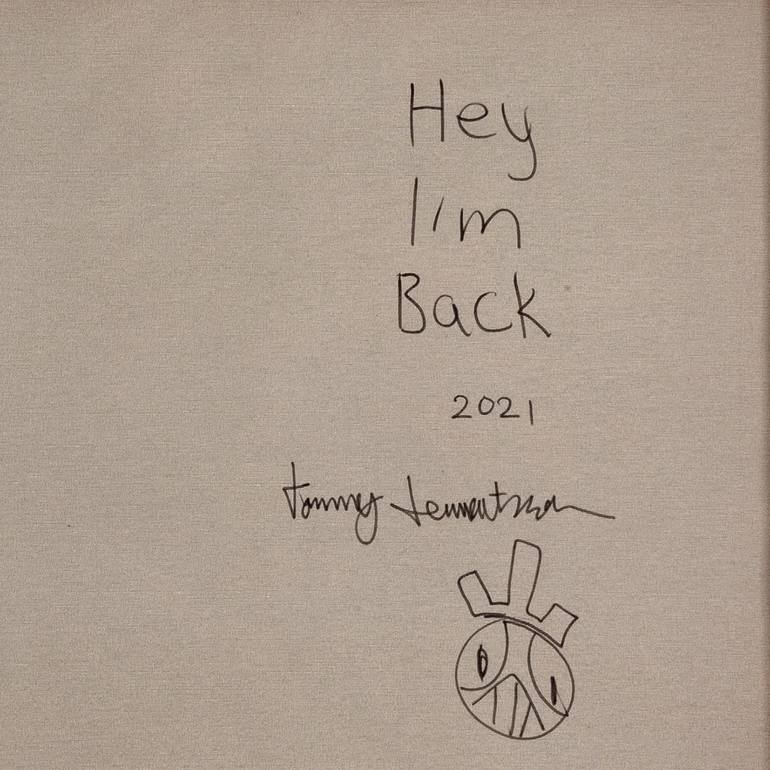 Original Pop Art Abstract Painting by Tommy Lennartsson