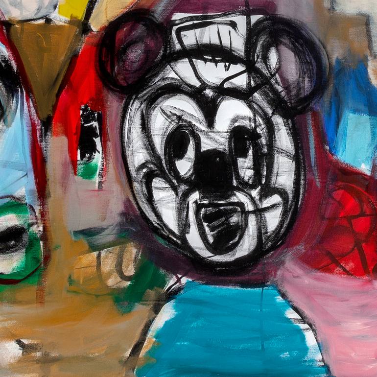 Original Pop Art Abstract Painting by Tommy Lennartsson