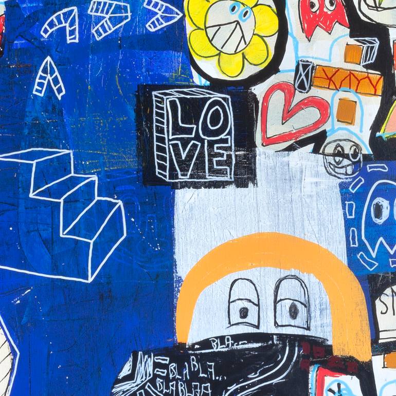 Original Street Art Abstract Painting by Tommy Lennartsson