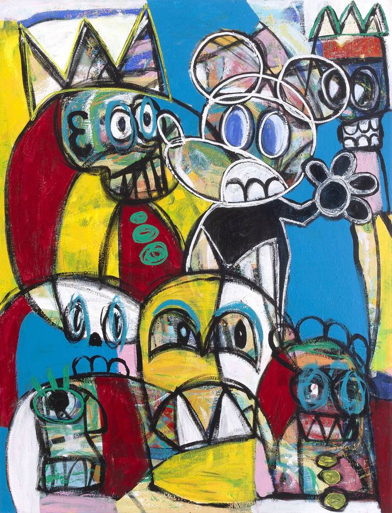 Print of Modernism Abstract Paintings by Tommy Lennartsson