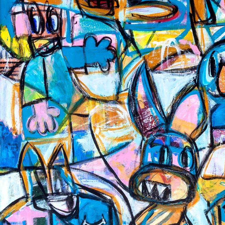 Original Modernism Abstract Painting by Tommy Lennartsson