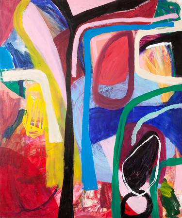 Original Abstract Expressionism Abstract Painting by Tommy Lennartsson