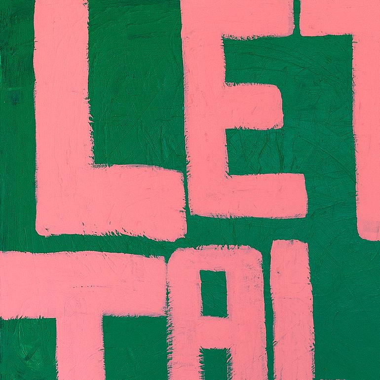 Original Pop Art Abstract Painting by Tommy Lennartsson
