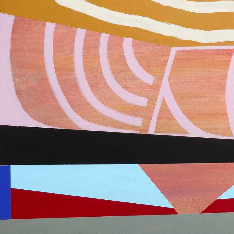 Original Geometric Abstract Painting by Tommy Lennartsson