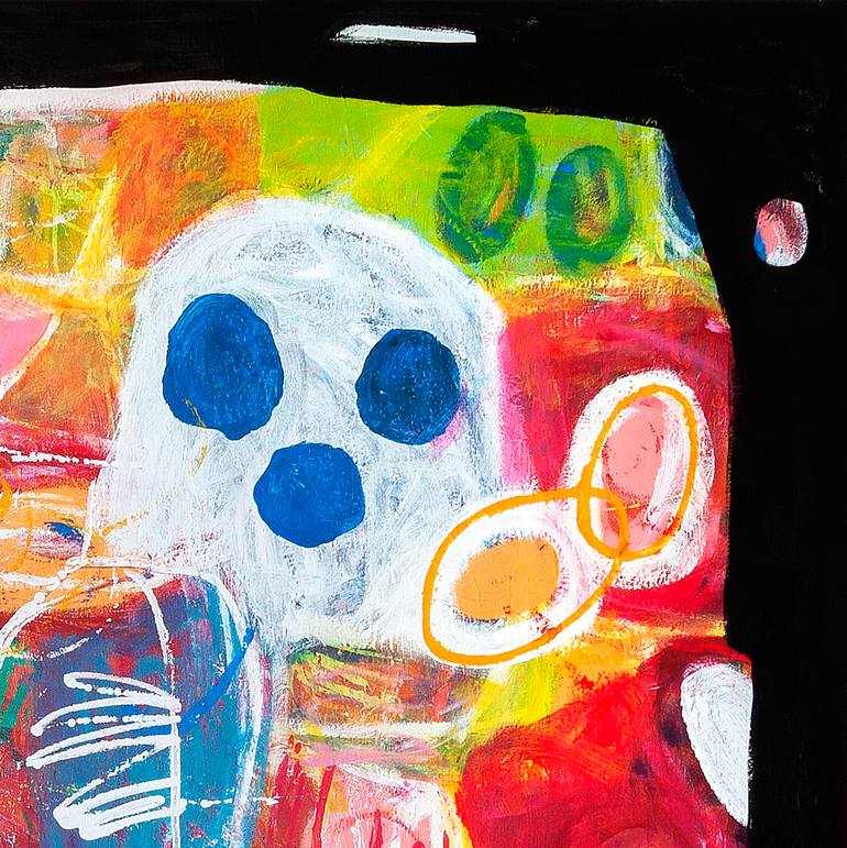 Original Pop Art Abstract Painting by Tommy Lennartsson