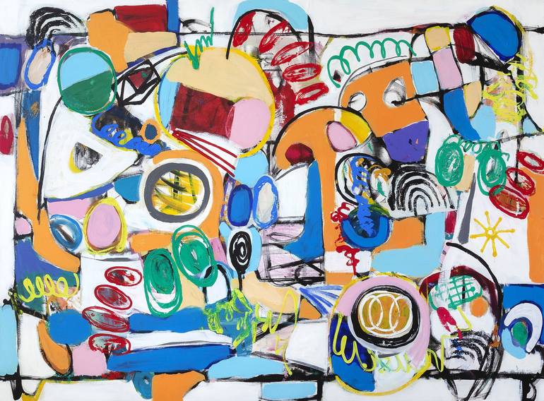 Original Modernism Abstract Paintings by Tommy Lennartsson