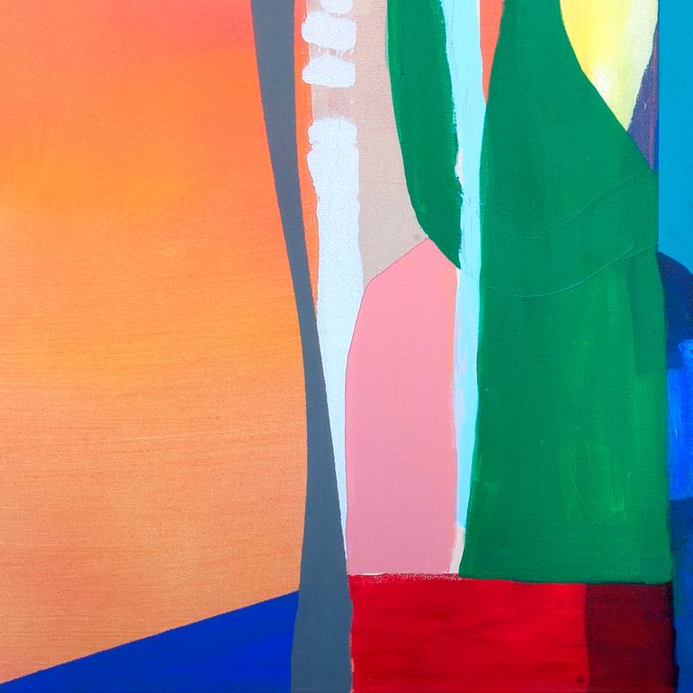 Original Geometric Abstract Painting by Tommy Lennartsson