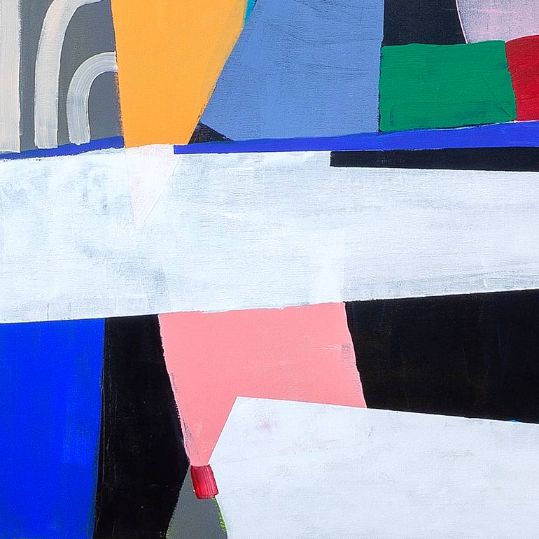 Original Geometric Abstract Painting by Tommy Lennartsson