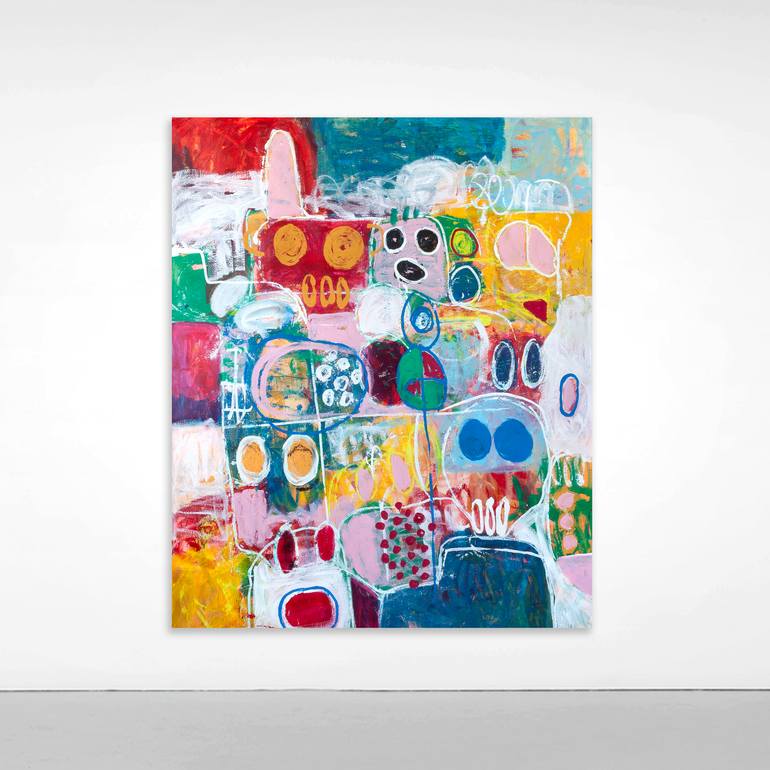 Original Figurative Abstract Painting by Tommy Lennartsson