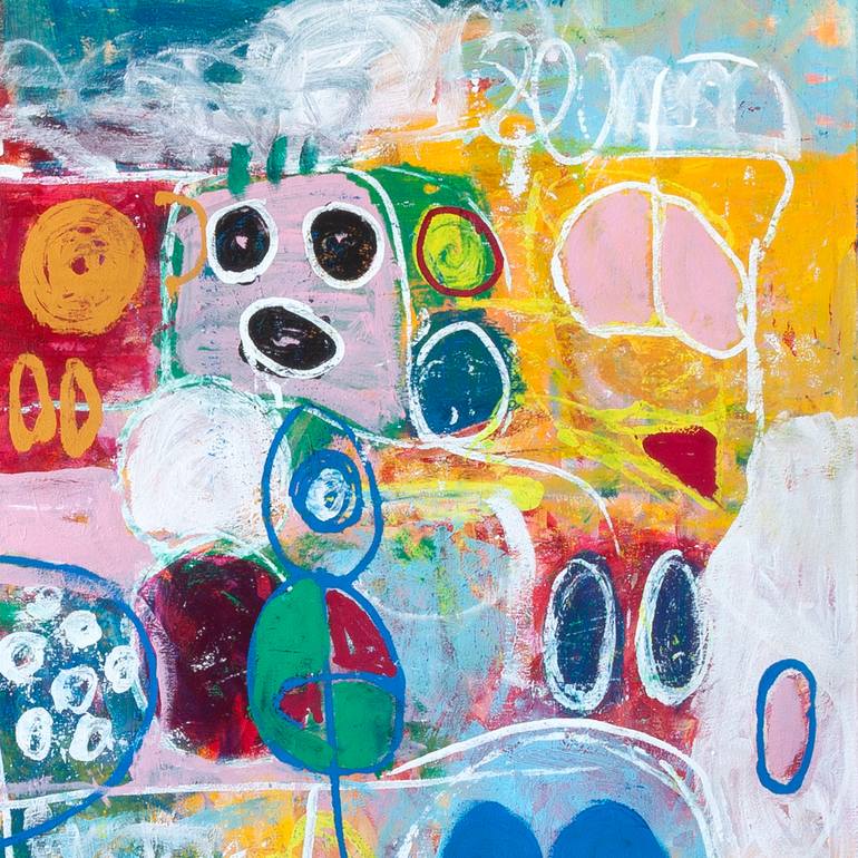 Original Figurative Abstract Painting by Tommy Lennartsson