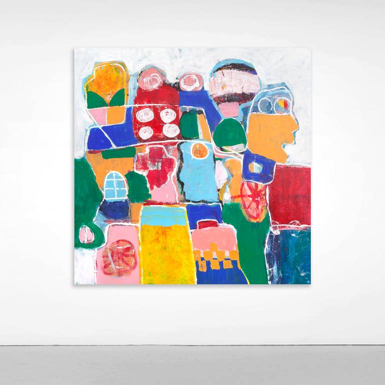 Original Street Art Abstract Painting by Tommy Lennartsson