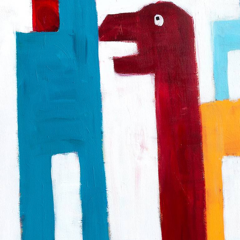 Original Pop Art Abstract Painting by Tommy Lennartsson