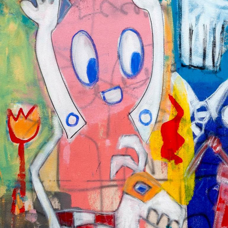 Original Abstract Expressionism Abstract Painting by Tommy Lennartsson