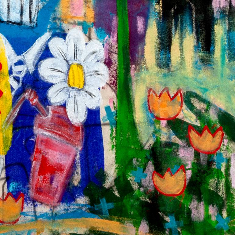 Original Abstract Expressionism Abstract Painting by Tommy Lennartsson