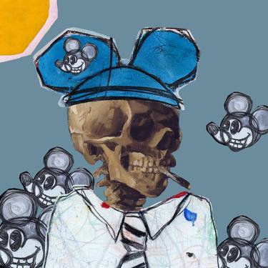 Mickey Mouse - Skull - Limited Edition of 2 thumb