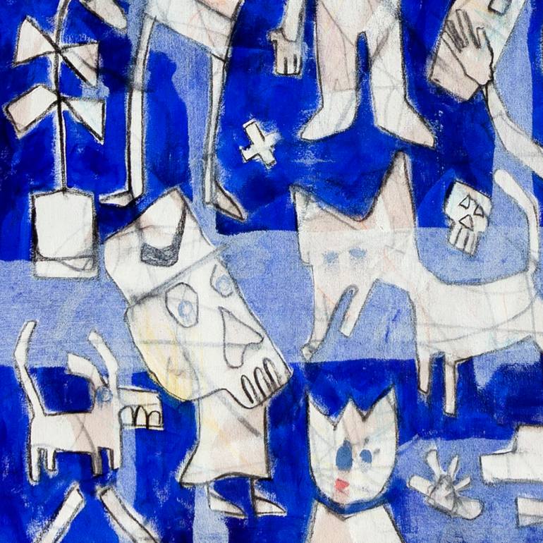 Original Figurative Abstract Painting by Tommy Lennartsson