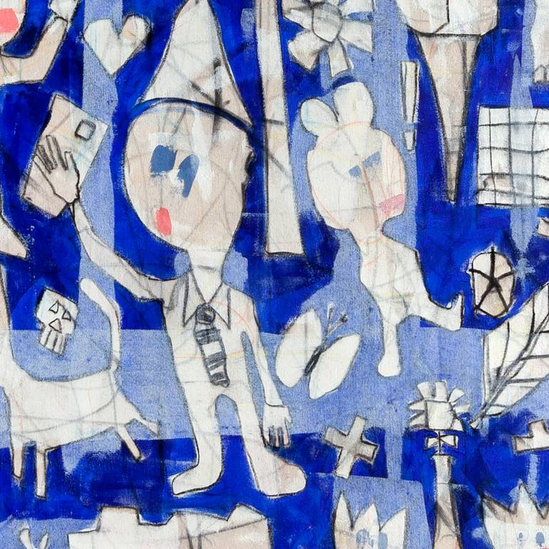 Original Figurative Abstract Painting by Tommy Lennartsson