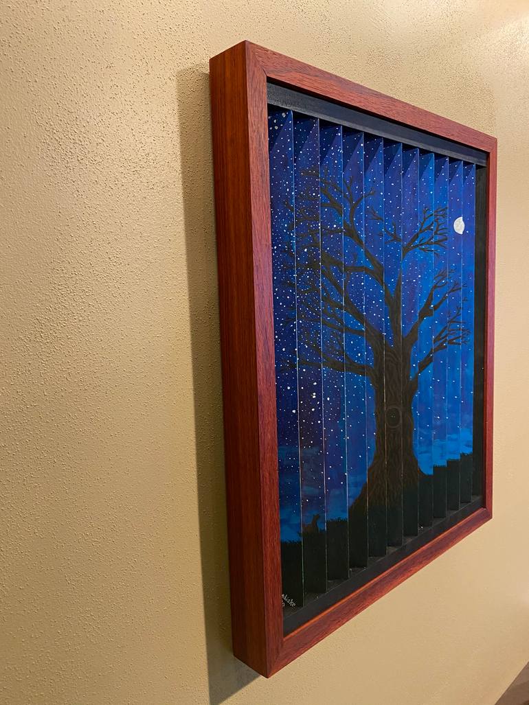 Original Abstract Expressionism Landscape Sculpture by Mike Rediske