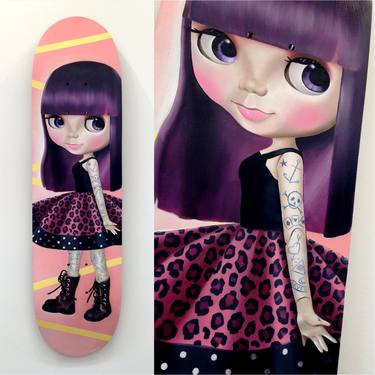 blythe doll painting