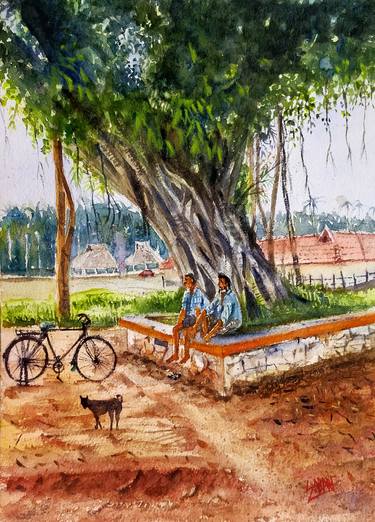 Original Landscape Paintings by sabari girish