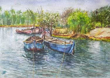 Original Landscape Paintings by sabari girish